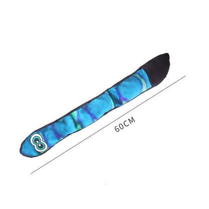 Kuscheltier für Hunde, großen Augen Schlange mit Klingendes Papier & BB-Sound, Kauspielzeug, Drei Farben, Dreiteiliges Set