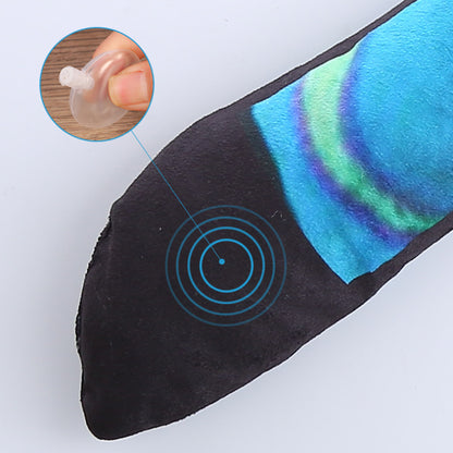 Kuscheltier für Hunde, großen Augen Schlange mit Klingendes Papier & BB-Sound, Kauspielzeug, Drei Farben, Dreiteiliges Set