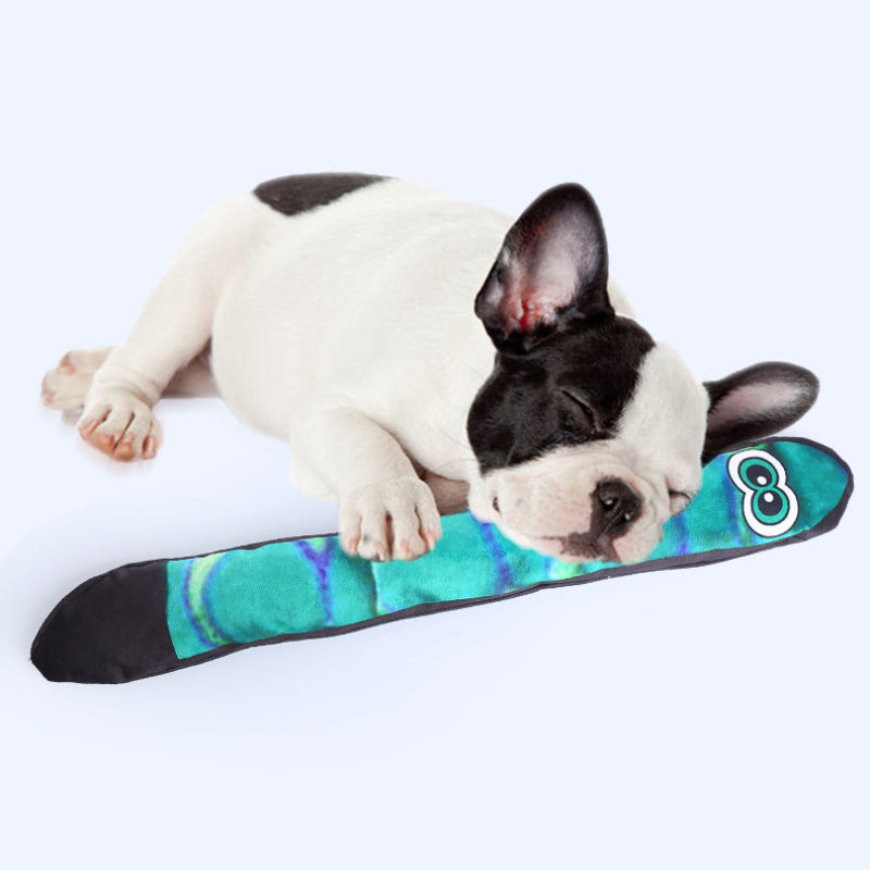 Kuscheltier für Hunde, großen Augen Schlange mit Klingendes Papier & BB-Sound, Kauspielzeug, Drei Farben, Dreiteiliges Set