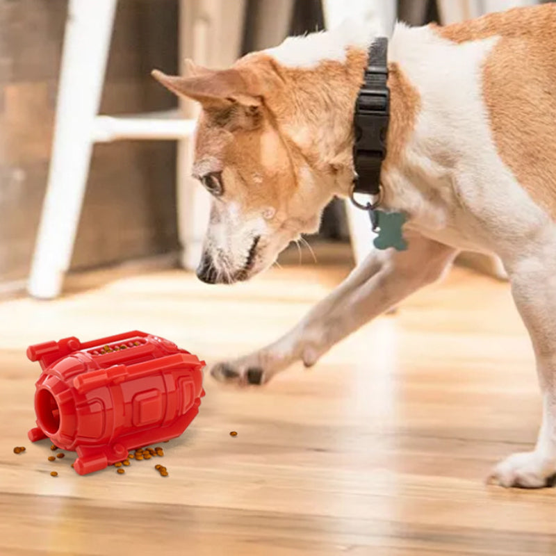 Hundespielzeug Unkaputtbar, TPR Raketen-Spielzeug für Hunde, Robustes & langlebiges Kauspielzeug, Futterspielzeug, Drei Farben