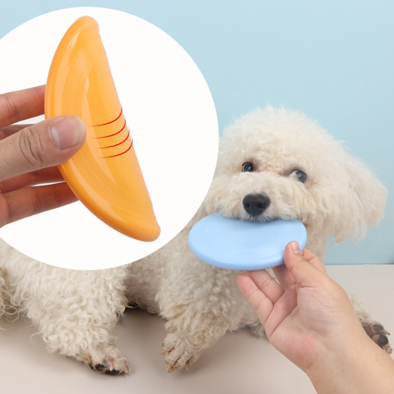 Hundespielzeug frisbee für hunde, Weicher Kunststoff, kann als Hundenapf verwendet werden, geeignet für das Training (1 Stück)