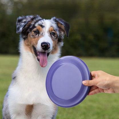 Hundespielzeug frisbee für hunde, Weicher Kunststoff, kann als Hundenapf verwendet werden, geeignet für das Training (1 Stück)