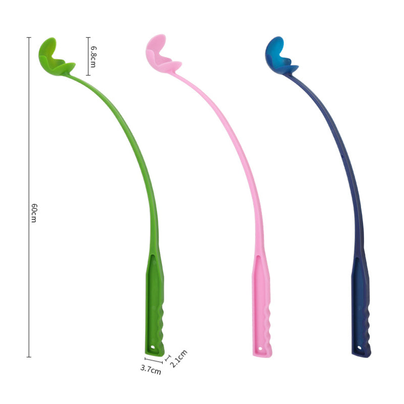 Hundespielzeug Wurfspielzeug, Interaktives Ballwerfer mit Schleuder, Apportier-Trainingsspielzeug für draußen (1 Stück)