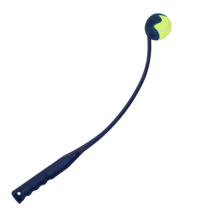 Hundespielzeug Wurfspielzeug, Interaktives Ballwerfer mit Schleuder, Apportier-Trainingsspielzeug für draußen (1 Stück)