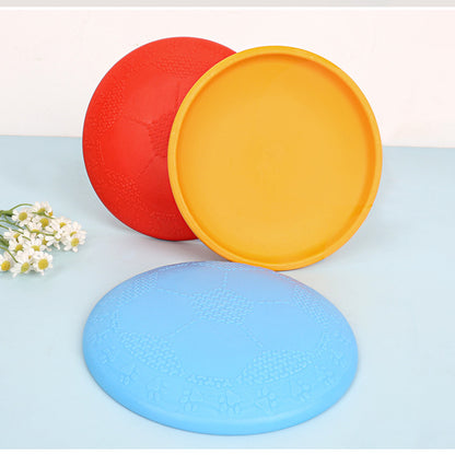 Spielzeug für den Hund, Hundefrisbee, Multifunktional Futterbehälter, Wasserspielzeug Hund, 18,4 cm, Drei-Farben-Set