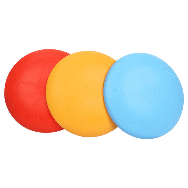 Spielzeug für den Hund, Hundefrisbee, Multifunktional Futterbehälter, Wasserspielzeug Hund, 18,4 cm, Drei-Farben-Set