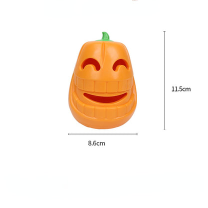 Hunde Intelligenzspielzeug, Interaktives Kürbis-Futterspielzeug mit Leckerlispender, Kauspielzeug für Energie verbrauchen (1 Stück)