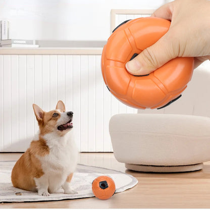 Hundespielzeug für den Hund, Fußball-Futterspielzeug aus Gummi, Drei verschiedene Typen, Kauspielzeug für Hund, Zähnereinigung