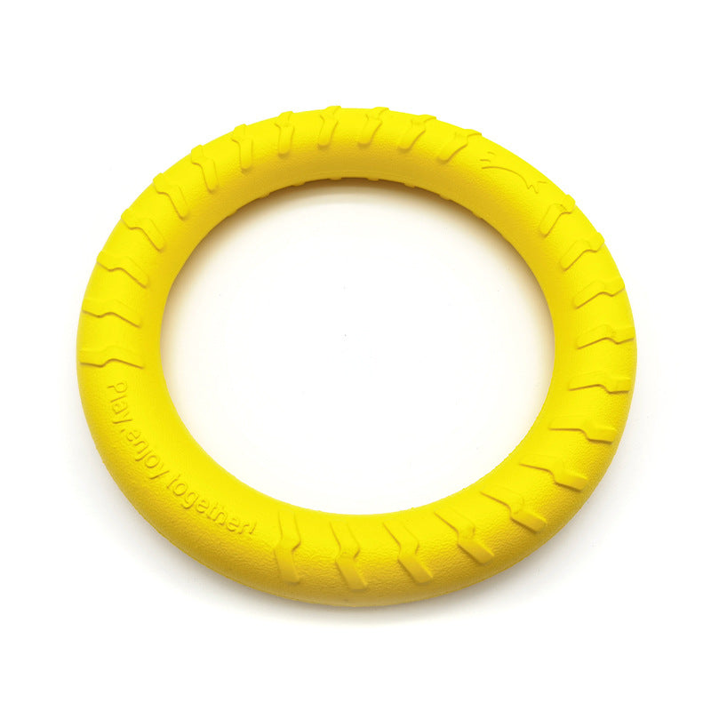 Frisbee Hund Spielzeug, langlebiger interaktiver Ziehring, macht Spaß und putzt die Zähne, Geeignet für große Hunde (1 Stück)