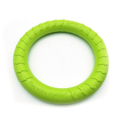 Frisbee Hund Spielzeug, langlebiger interaktiver Ziehring, macht Spaß und putzt die Zähne, Geeignet für große Hunde (1 Stück)