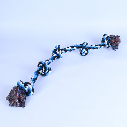 Hundespielzeug Seil, Handgewebtes Hundekauspielzeug aus interaktives Seil, Langlebiges Beißspielzeug, 90cm, 4 Farben