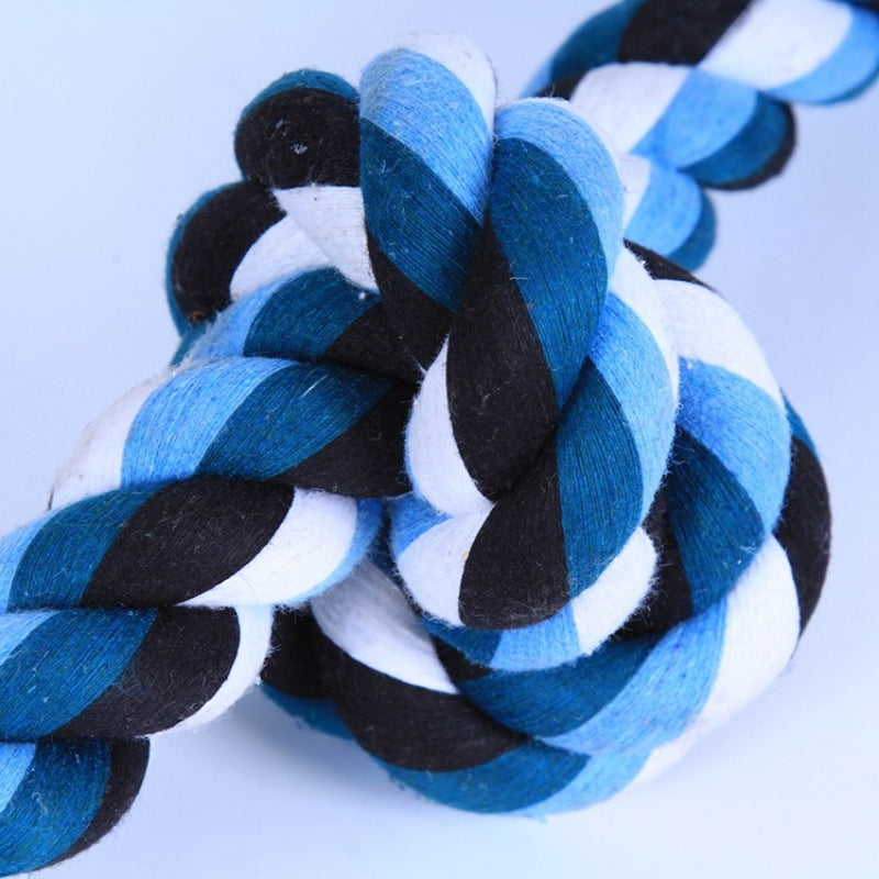 Hundespielzeug Seil, Handgewebtes Hundekauspielzeug aus interaktives Seil, Langlebiges Beißspielzeug, 90cm, 4 Farben