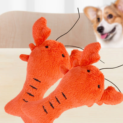 Hund Kuscheltiere, Plüsch-Langustenspielzeug mit BB-Sound, kauspielzeug hund, Geeignet für Hunde zum Entspannen & Spielen
