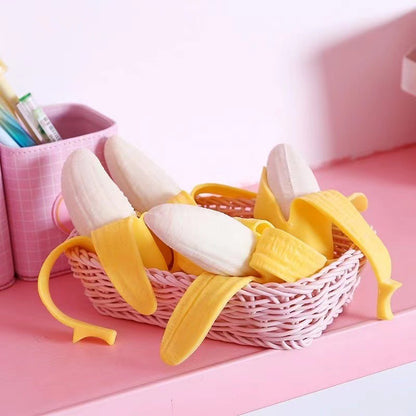 Hundespielzeug Unkaputtbar, Simulierte TRP Banane, geschälte Banane Kauspielzeuge für Hunde, Perfekt für Kauvergnügen