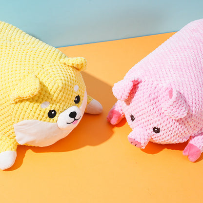 Plüschtiere für Hunde, Niedliche Welpenform interaktives Stofftier Geeignet, zum Spielen und Dekorieren des Hauses (1 Stück)