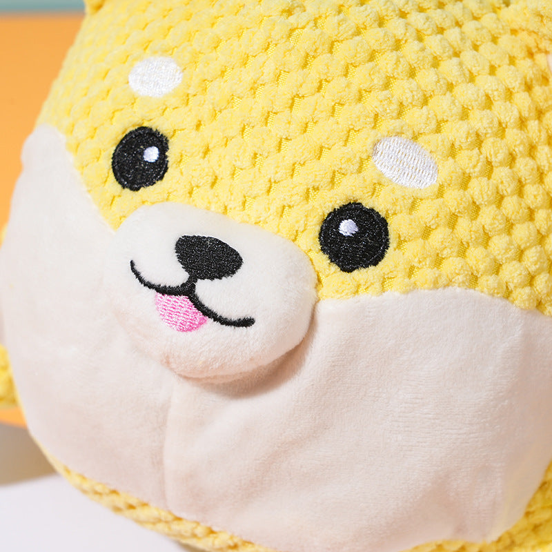 Plüschtiere für Hunde, Niedliche Welpenform interaktives Stofftier Geeignet, zum Spielen und Dekorieren des Hauses (1 Stück)