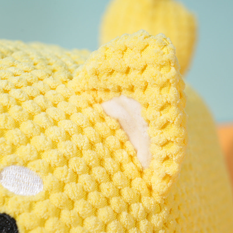 Plüschtiere für Hunde, Niedliche Welpenform interaktives Stofftier Geeignet, zum Spielen und Dekorieren des Hauses (1 Stück)