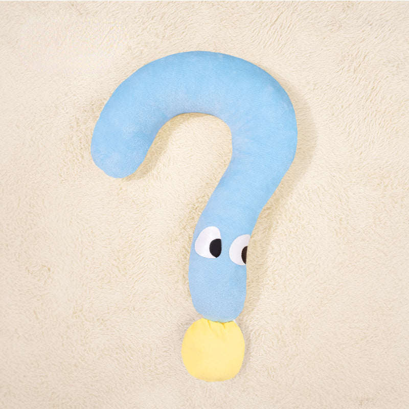 Plüsch Hundespielzeug, Fragezeichen Kissen für Hunde, Drei Farben und zwei Größen, Perfekt für alle Hunde zum Ausruhen