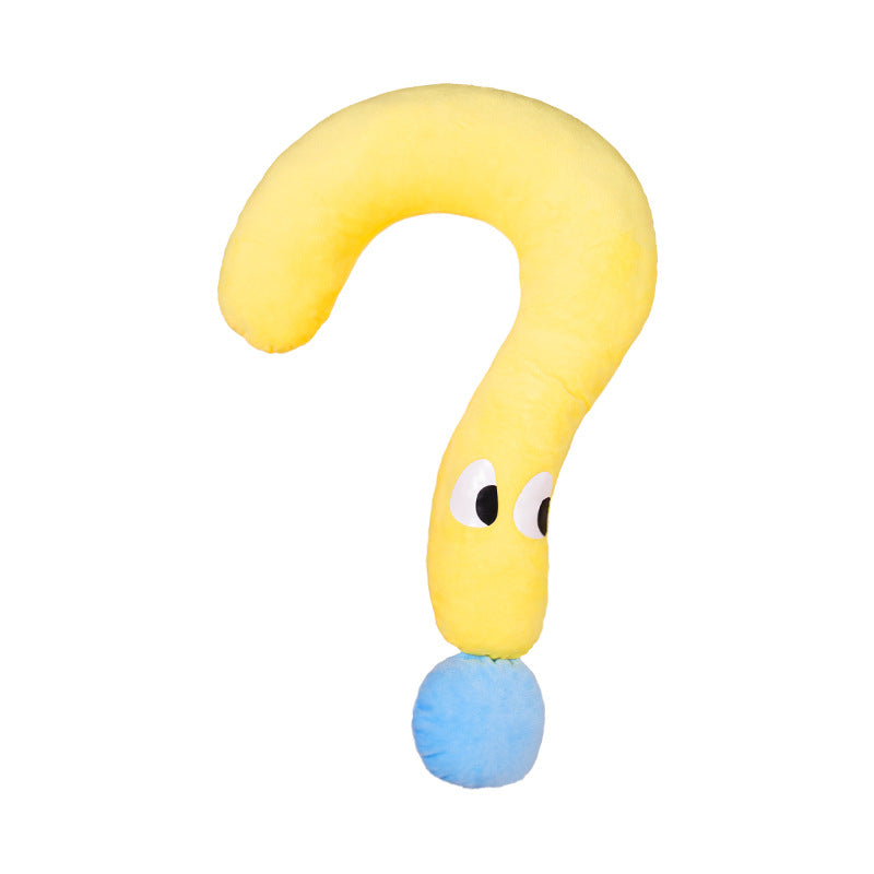 Plüsch Hundespielzeug, Fragezeichen Kissen für Hunde, Drei Farben und zwei Größen, Perfekt für alle Hunde zum Ausruhen