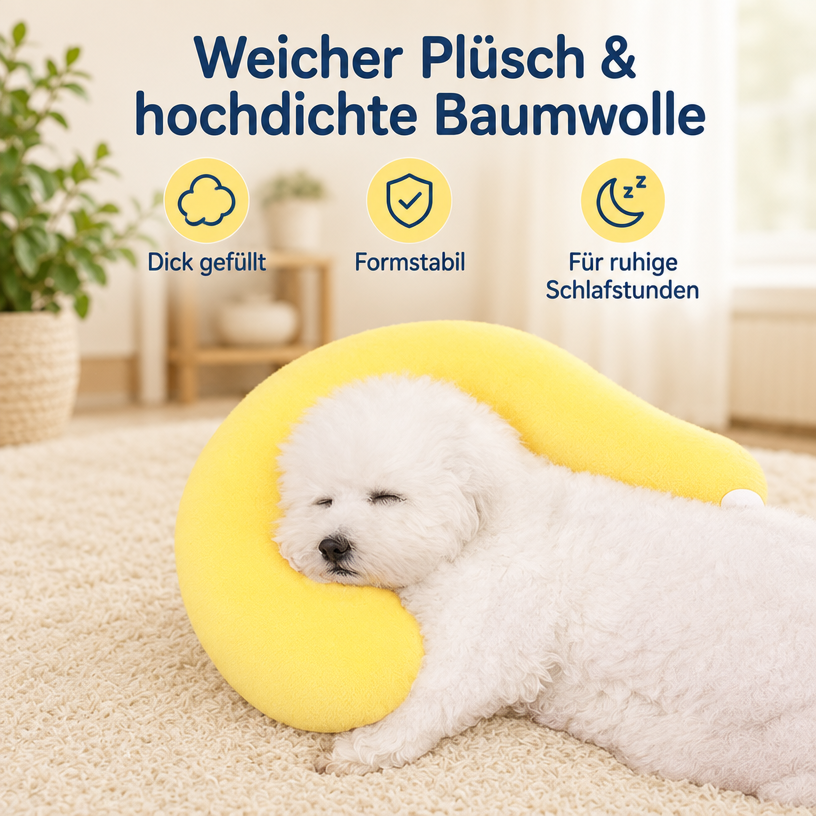 Kuscheltier für Hunde, Plüsch Hundespielzeug in Fragezeichenform, Erhältlich in 2 Farben und 2 Größen, Perfekt für alle Hunde zum Ausruhen