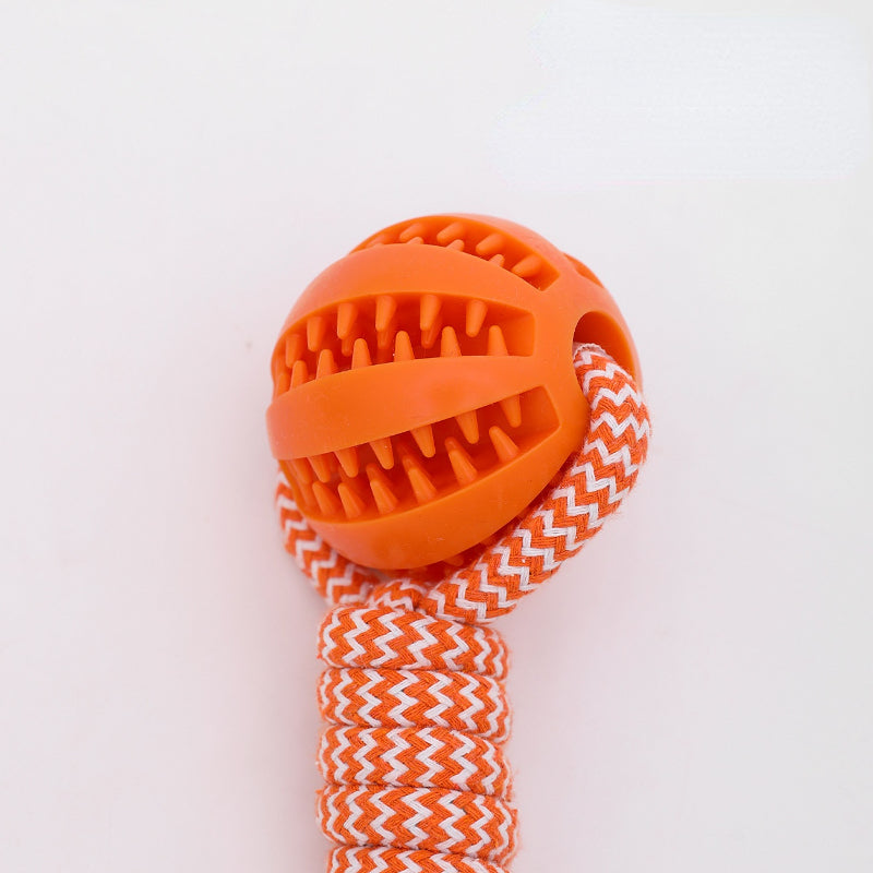Hund ball mit Seil, Gummi ball für Hunde, Mehrere Farben, Kauspielzeug für Spaß Hand-Pull-Ball-Interaktion