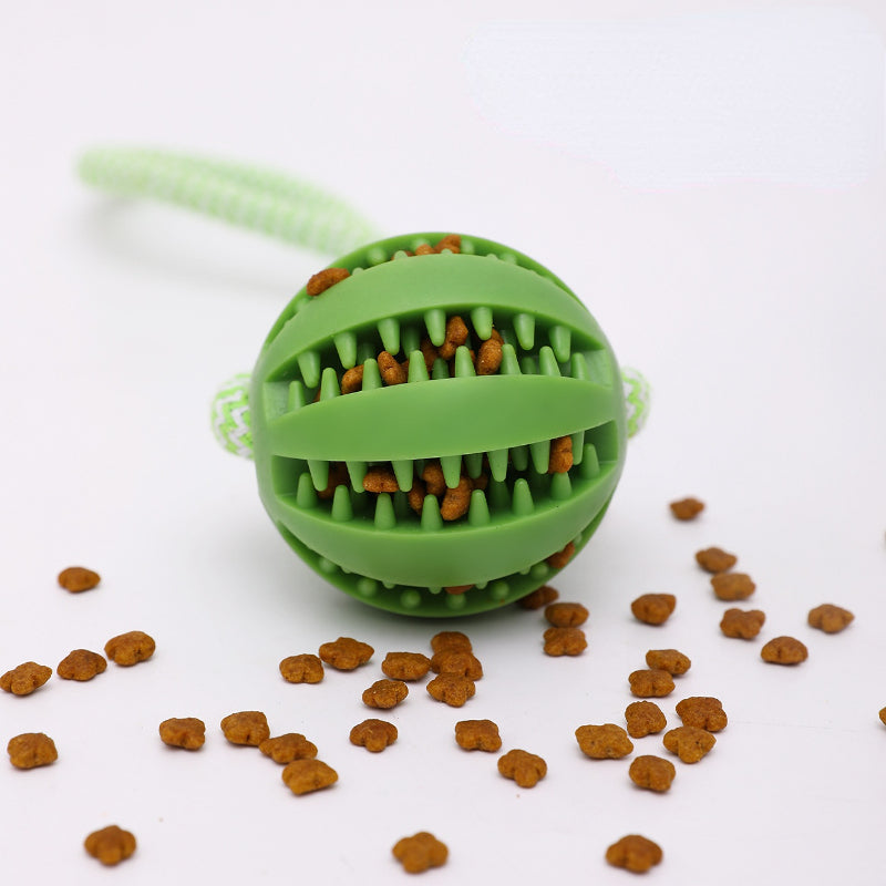 Hund ball mit Seil, Gummi ball für Hunde, Mehrere Farben, Kauspielzeug für Spaß Hand-Pull-Ball-Interaktion
