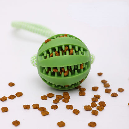 Hund ball mit Seil, Gummi ball für Hunde, Mehrere Farben, Kauspielzeug für Spaß Hand-Pull-Ball-Interaktion
