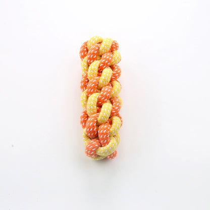 Interaktives Spielzeug für Hunde, Robustes Hundespielzeug aus Baumwollseil mit Knoten, Perfekt für Kauerlebnisse (1 Stück)