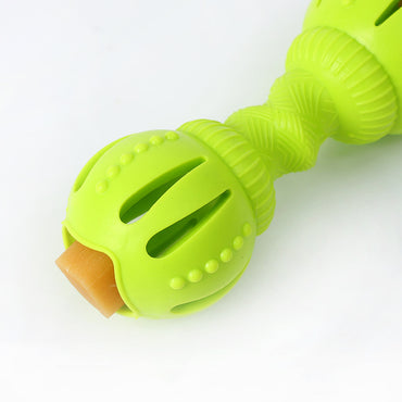 Hundespielzeug Futter, Interaktives Futterspielzeug in Form eines Hantels, Spielzeug zum Spielen und Beschäftigen