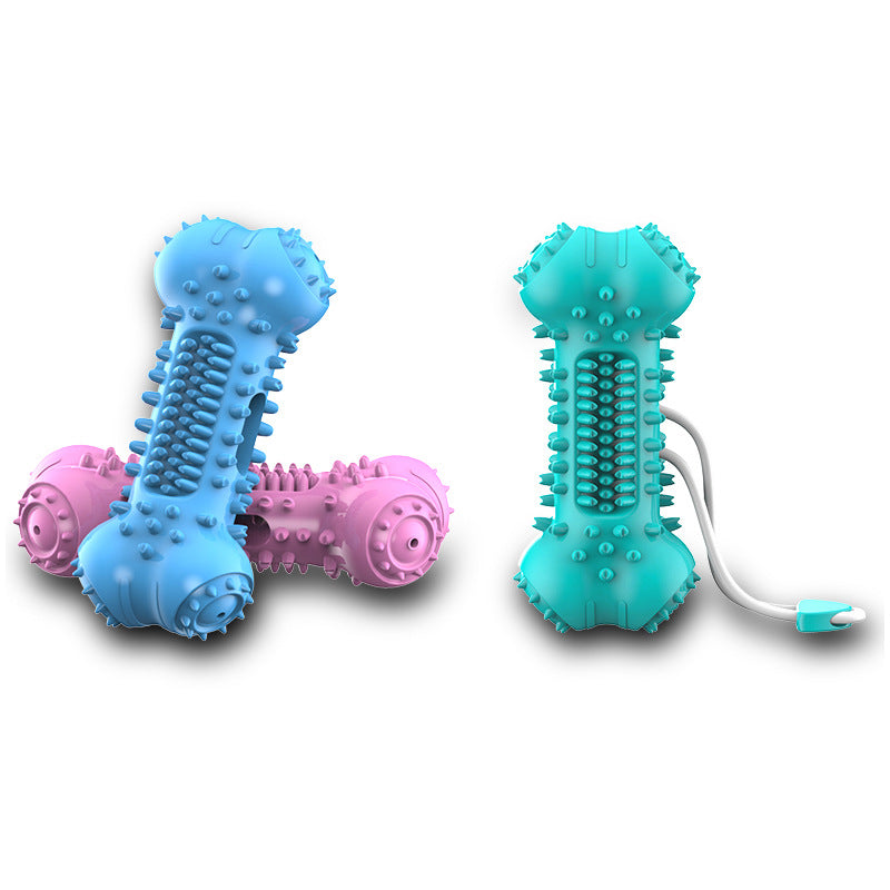 Hundespielzeug knochen, mit multifunktionaler Oberfläche, Kauspielzeug für die Zahngesundheit von Hunden (1 Stück)