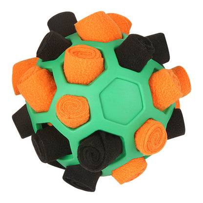 Hund Spielzeug, Schnüffelmatte, Lernspielzeug mit Futterspielzeug und Schnüffelpads, interaktives Multifunktionaler Gummiball (1 Stück)
