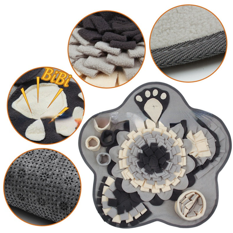 Hunde Intelligenzspielzeug, Hunde-Schnüffelteppich, Langsame Futterspielzeuge Zwei Stile für geistige Anregung