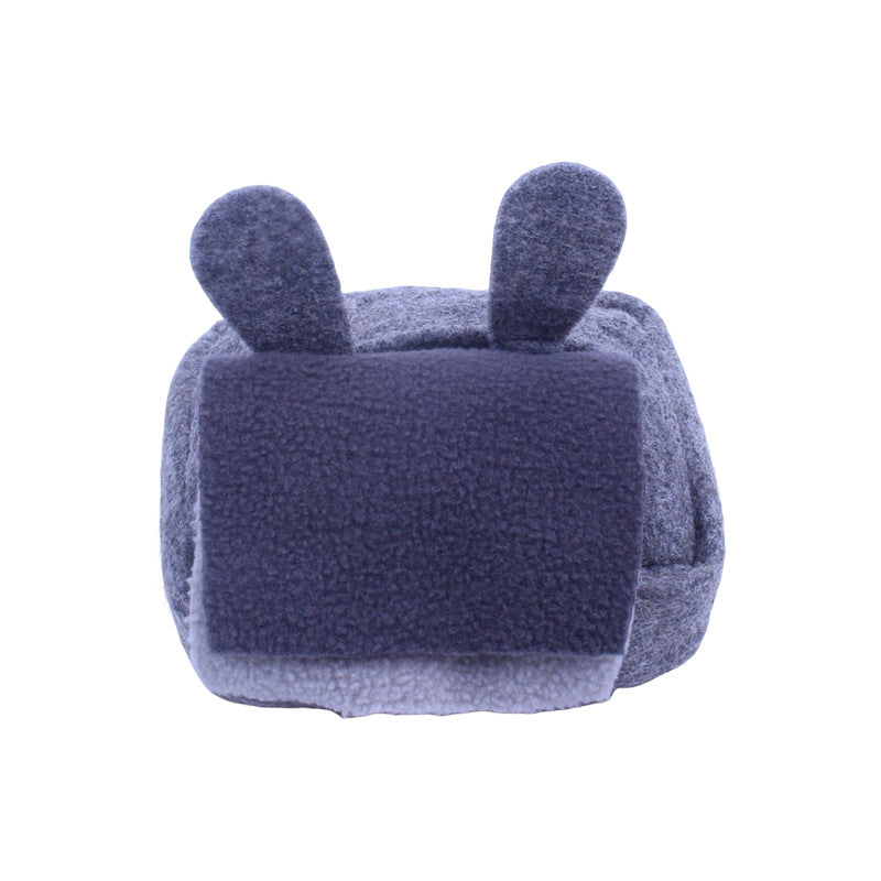 Hunde Intelligenzspielzeug, Schnüffelbox aus Filz & Polarfleece, interaktive Beschäftigung mit Futterversteck, Zwei Farben