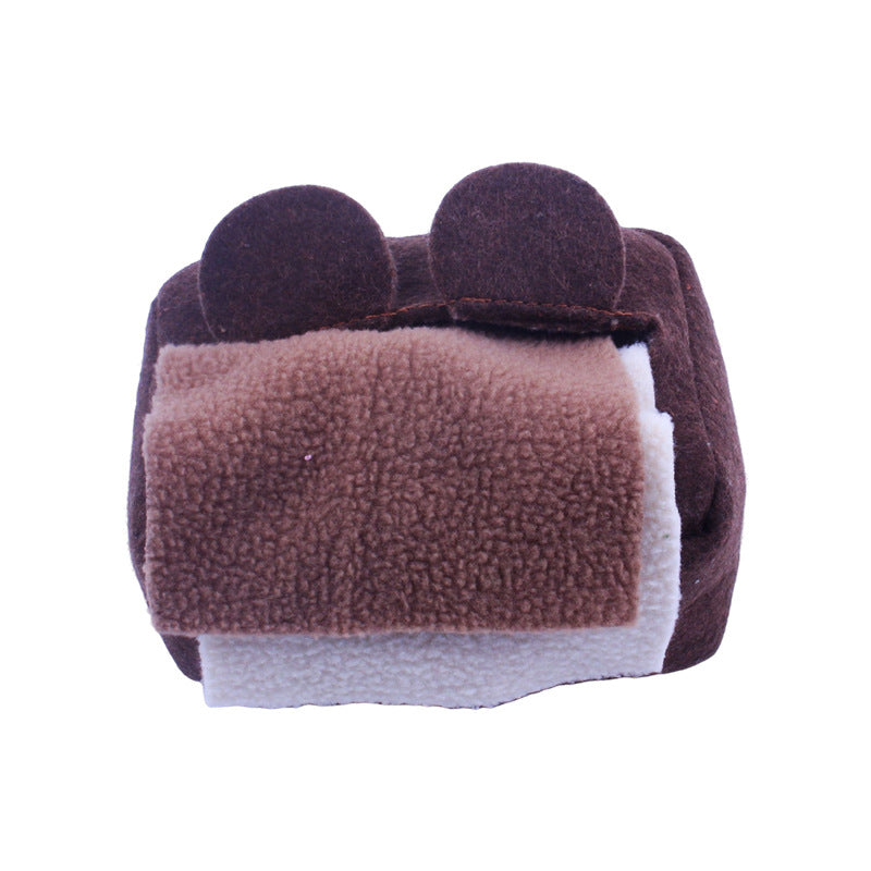 Hunde Intelligenzspielzeug, Schnüffelbox aus Filz & Polarfleece, interaktive Beschäftigung mit Futterversteck, Zwei Farben