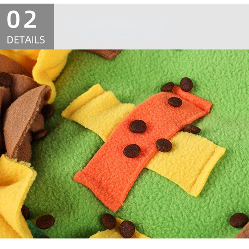 Hund Spielzeug, Schnüffeldecke für Hunde, Klingendes Papier, Lernspielzeug, das die Geschicklichkeit verbessert