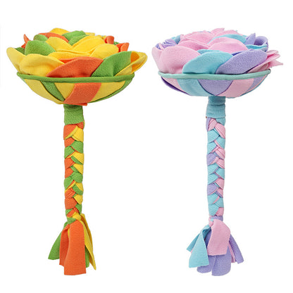 Spielzeug Hund, Schnüffelspielzeug Hund, Rosenfalten, Futterspielzeug für langsames Essen, zur Energieverbrauch (1 Stück)