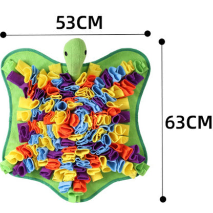 Hunde Spielzeug, Schnüffelmatte Hund, Schildkrötenform interaktive Futterspielzeug für Hunde, Zwei Arten von Lernspielzeug
