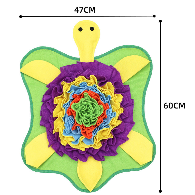 Hunde Spielzeug, Schnüffelmatte Hund, Schildkrötenform interaktive Futterspielzeug für Hunde, Zwei Arten von Lernspielzeug