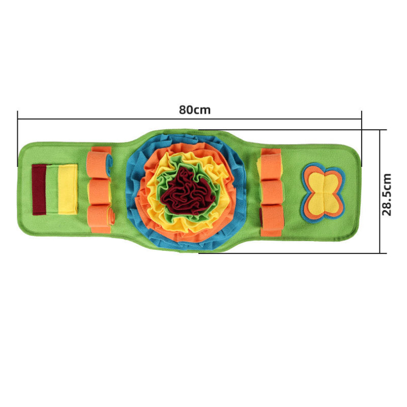 Hunde Intelligenzspielzeug, Schnüffelmatte Hund & Futterspielzeug, Intelligenz fördern, Rechteck, Zwei Farben (1 Stück)