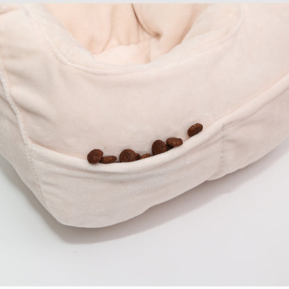 Hund Kuscheltiere, Grosse Gans mit zwei kleinen Gänse, BB-Sound, Intelligenzspielzeug Hund, Futterspielzeug, Zwei Farben