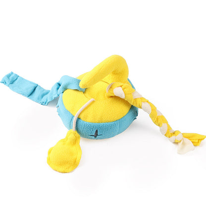 Hunde Intelligenzspielzeug, Eiskurve-Schnüffelspielzeug für Hunde, Bissfest, Futterspielzeug, BB-Sound, Zwei Farben