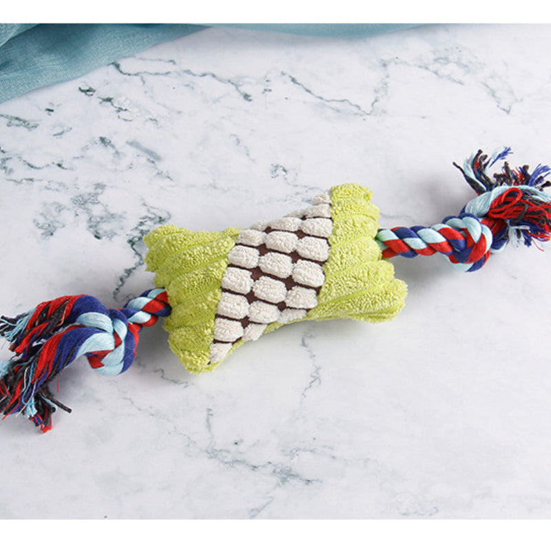 Hund Kuscheltiere, Drei Farben Handgemachtes Hundespielzeug aus hochwertigem Material, ideal für das Spielen und Kuscheln (1 Stück)