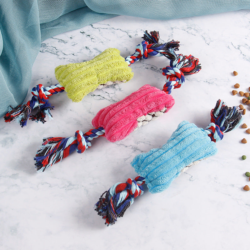 Hund Kuscheltiere, Drei Farben Handgemachtes Hundespielzeug aus hochwertigem Material, ideal für das Spielen und Kuscheln (1 Stück)