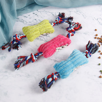 Hund Kuscheltiere, Drei Farben Handgemachtes Hundespielzeug aus hochwertigem Material, ideal für das Spielen und Kuscheln (1 Stück)