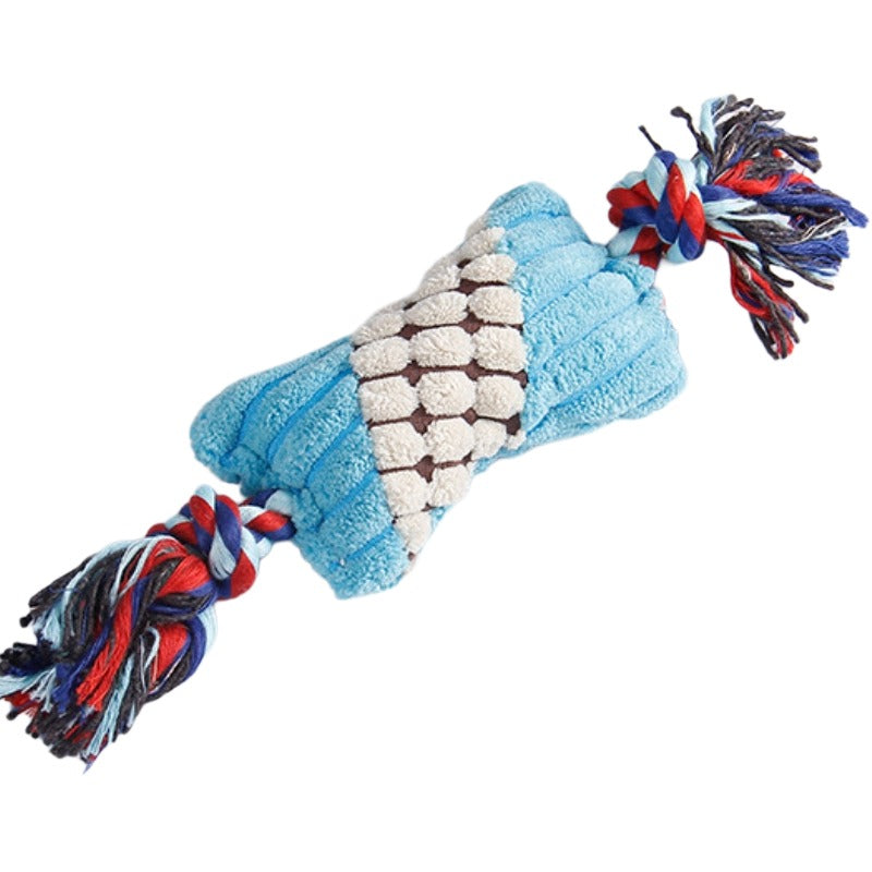 Hund Kuscheltiere, Drei Farben Handgemachtes Hundespielzeug aus hochwertigem Material, ideal für das Spielen und Kuscheln (1 Stück)