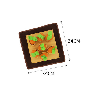 Hunde Intelligenzspielzeuge, Plüsch-Karottenspielzeug für Hunde mit verstecktem Futter, Fördert das Training Hunden