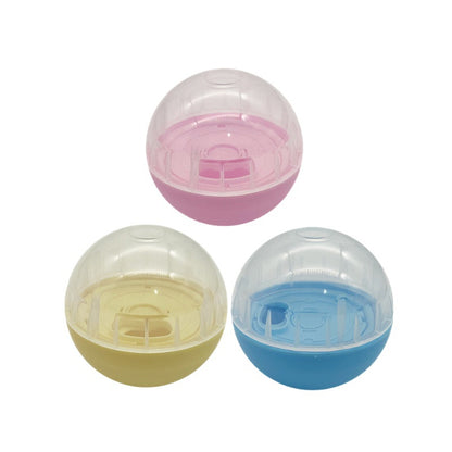 Hunde Intelligenzspielzeug, 8,5 cm Futterball Hund, Interaktives Einstellbarer Spielschwierigkeitsgrad Spielzeug, Drei Farben