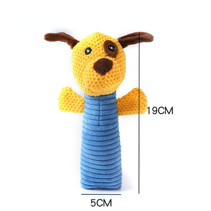 Kuscheltier für den Hund, Maissamt Marionette Form mit Geräuschfunktion, Drei Optionen verfügbar, Strapazierfähig