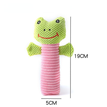 Kuscheltier für den Hund, Maissamt Marionette Form mit Geräuschfunktion, Drei Optionen verfügbar, Strapazierfähig