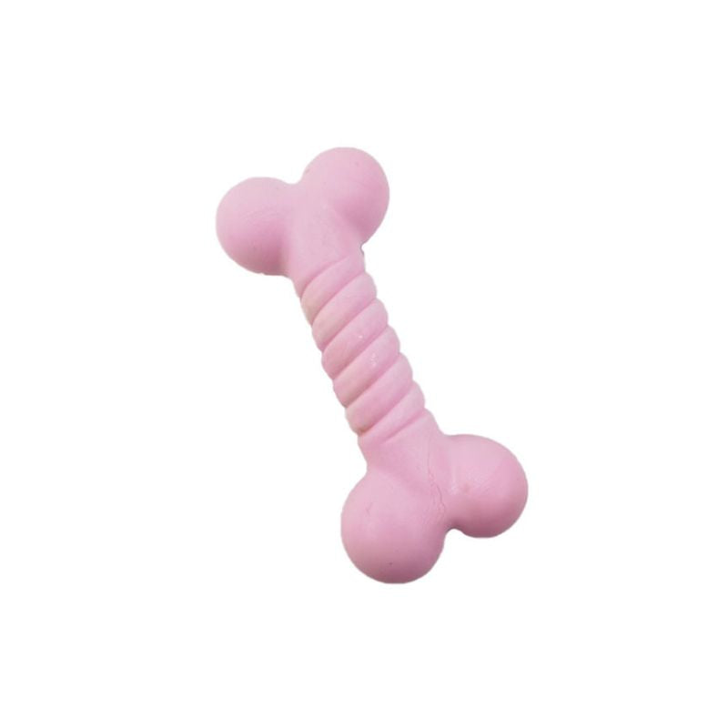 Kauknochen Hund, Widerstandsfähiges Kauspielzeug für gesunde Zähne, erhältlich in drei Farben, 13,5 cm lang (1 Stück)